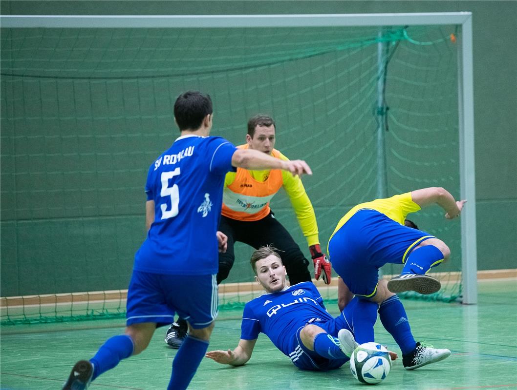 Foto:  Schmidt Rohrau - Ehningen   Gäubote Cup 2019 Fußballturnier Hallenturnier...