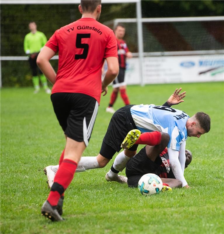 Foto:  Schmidt Yannick Egeler Affstätt   Fußball 8 / 2020 Affstätt gegen Gültste...