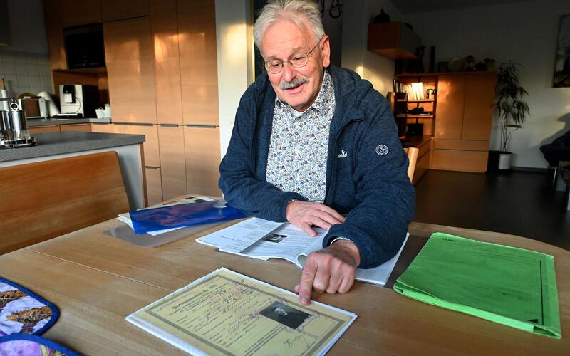 Frank Däuber aus Oberjesingen hat das Schicksal Jakob Weimers erforscht. GB-Foto: Holom