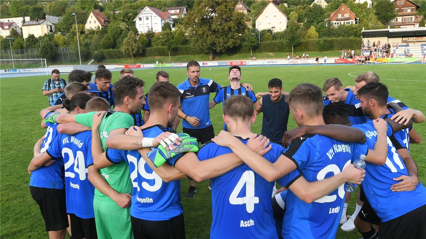 Freudenkreis beim VfL Nagold  Fussball, Maenner, Pokal, DB-Regio, wfv-Pokal, 28....