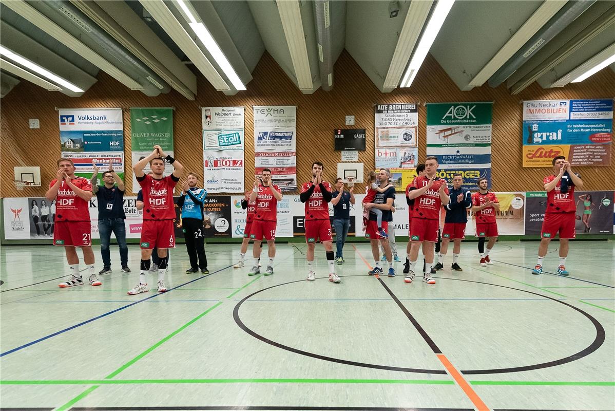 Frust nach der Niederlage,  SG H2Ku Herrenberg vs. TSV 1866 Weinsberg, Handball,...