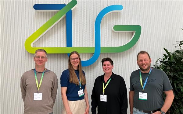 Für Herrenberg beim Vernetzungstreffen (von links): Dr. Oliver Stock, Marei Brose, Silke Ungewitter und Christoph Stotz. GB-Foto: ANK-LK