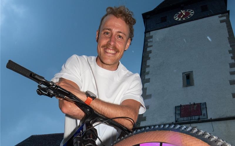 Für Mountainbike-Profi Simon Gegenheimer spielt sein Glaube auch im sportlichen Wettkampf eine Rolle. GB-Foto: Vecsey