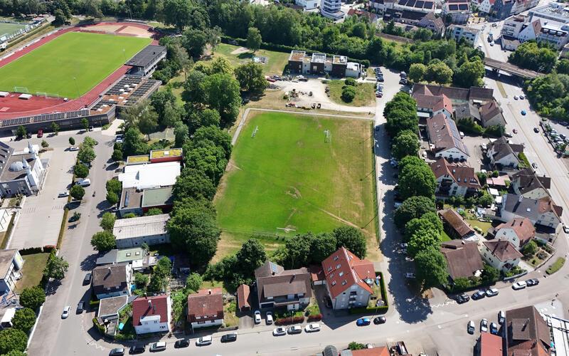 Für das Aischbach-Areal soll ein aktualisierter Bebauungsplanentwurf bekannt gemacht werden. GB-Foto: Holom