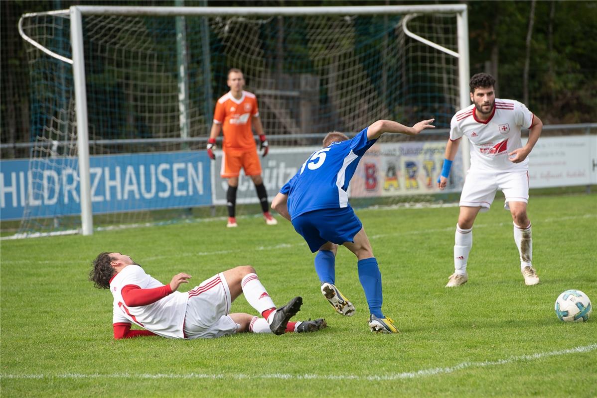Fußball Hildrizhausen gegen Unterjettingen 9 / 2020 Foto: Schmidt