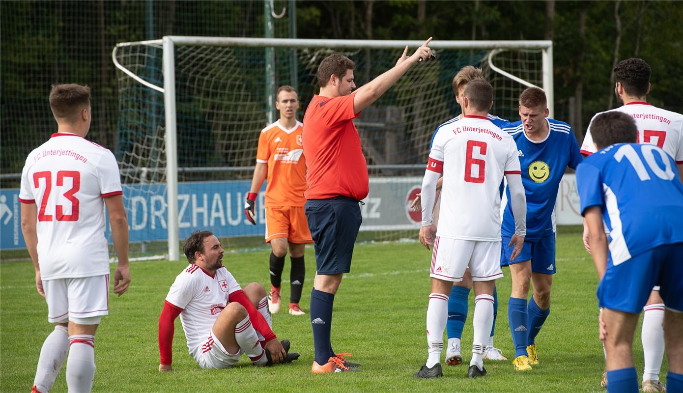 Fußball Hildrizhausen gegen Unterjettingen 9 / 2020 Foto: Schmidt