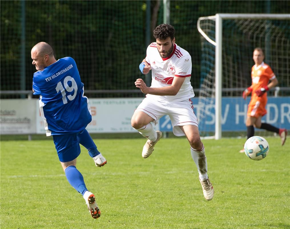 Fußball Hildrizhausen gegen Unterjettingen 9 / 2020 Foto: Schmidt