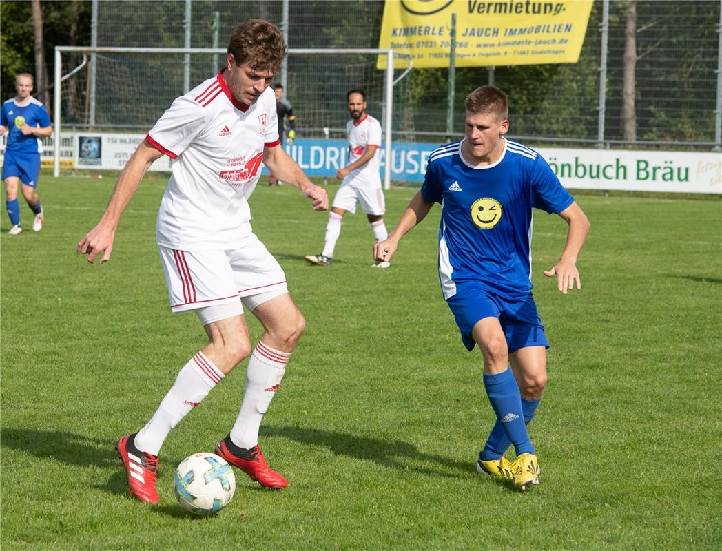 Fußball Hildrizhausen gegen Unterjettingen 9 / 2020 Foto: Schmidt