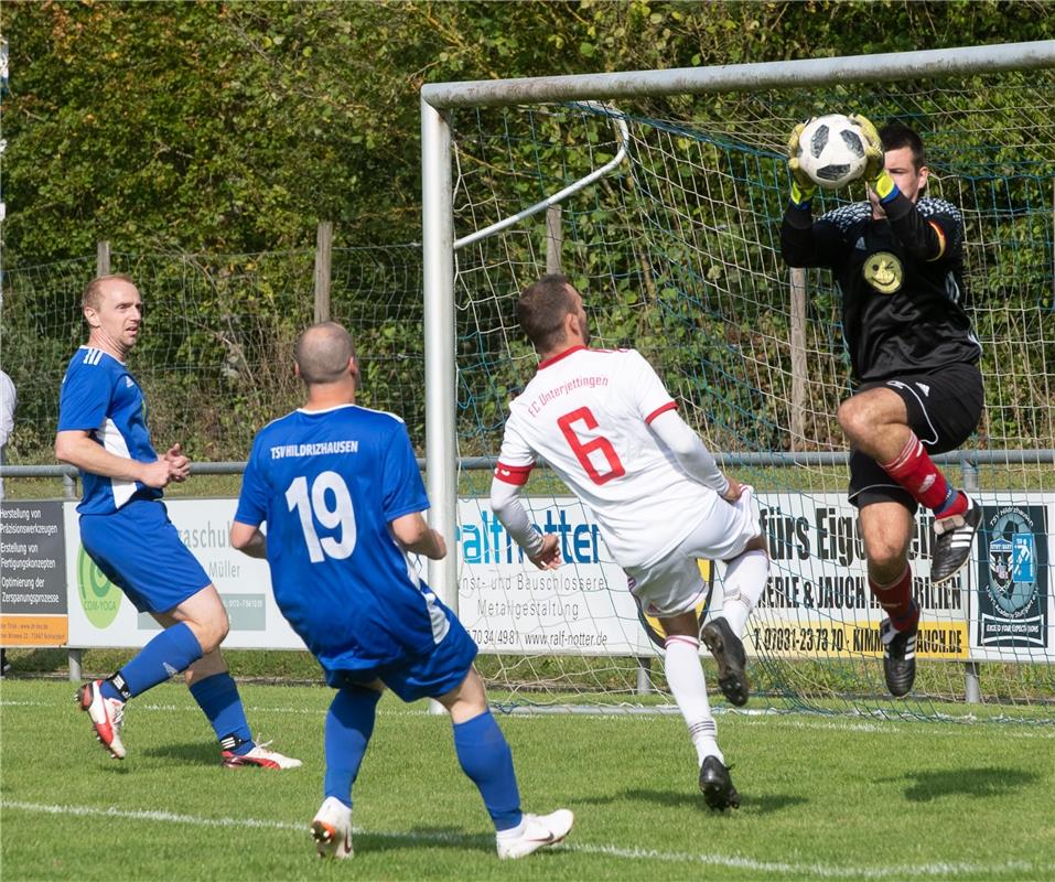 Fußball Hildrizhausen gegen Unterjettingen 9 / 2020 Foto: Schmidt Marco Dogan / ...