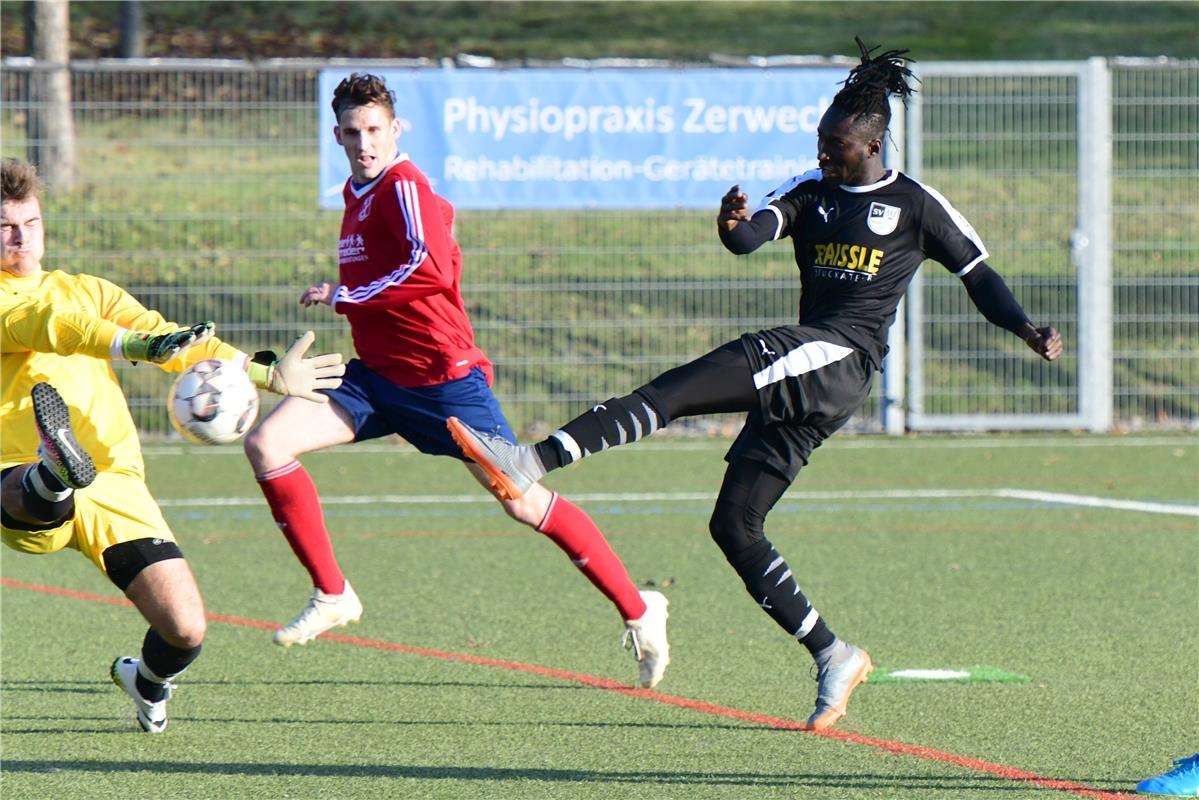 Fußball Kreisliga B5 SV Bondorf II - TV Darmsheim II / am Ball: der Bondorfer Sp...