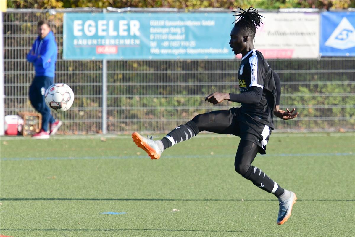 Fußball Kreisliga B5 SV Bondorf II - TV Darmsheim II / der Bondorfer Spieler Nr....