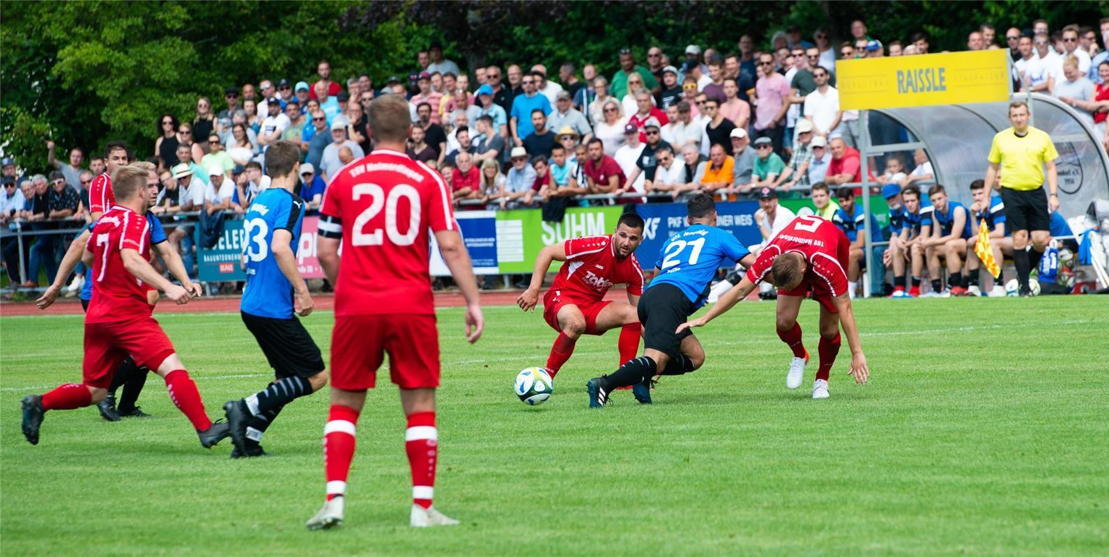 Fußball Relegation in Bondorf - Nagold gegen Heimerdingen  6 / 2019 Foto: Schmid...