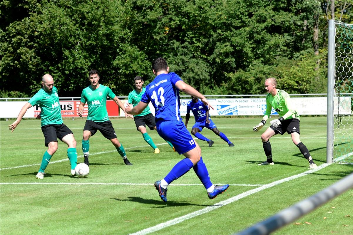 Fußball WFV-Pokal, 1. Runde, SV Deckenpfronn – SC Tuttlingen / Foto: Holom