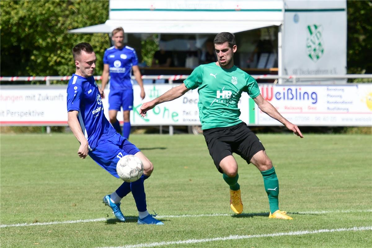 Fußball WFV-Pokal, 1. Runde, SV Deckenpfronn – SC Tuttlingen / Foto: Holom