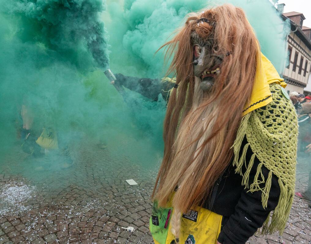 Gärtringen, Ortsmitte, Fasnetsumzug, GB-Foto: Vecsey