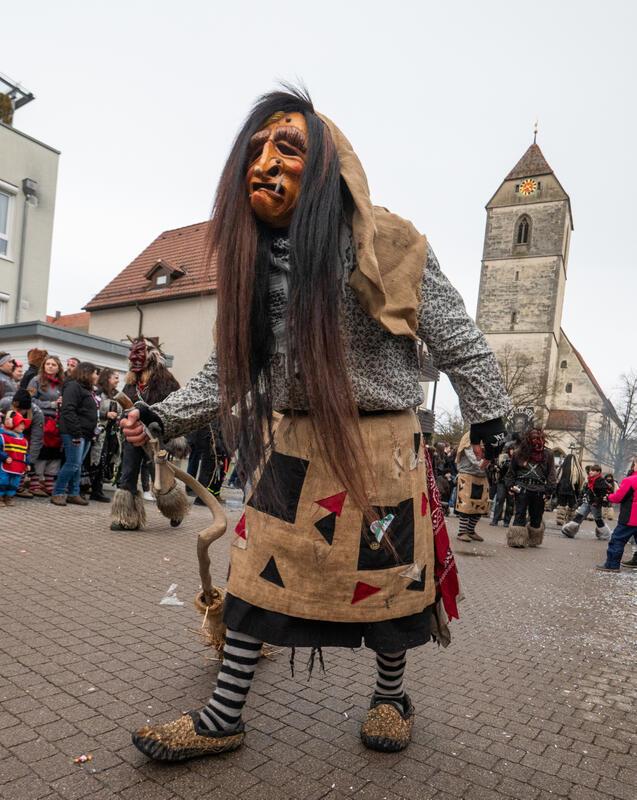 Gärtringen, Ortsmitte, Fasnetsumzug, GB-Foto: Vecsey