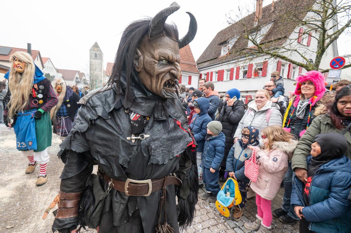 Gärtringen, Ortsmitte, Fasnetsumzug, GB-Foto: Vecsey