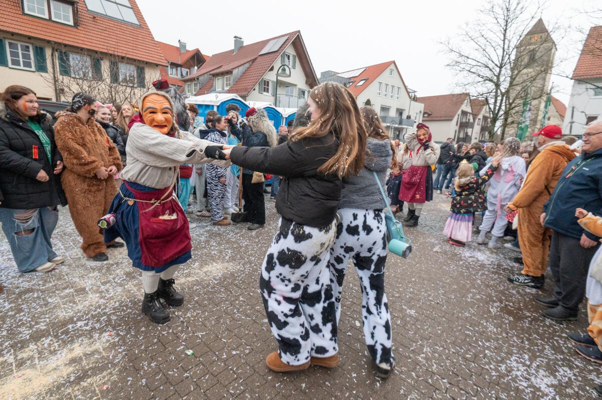 Gärtringen, Ortsmitte, Fasnetsumzug, GB-Foto: Vecsey