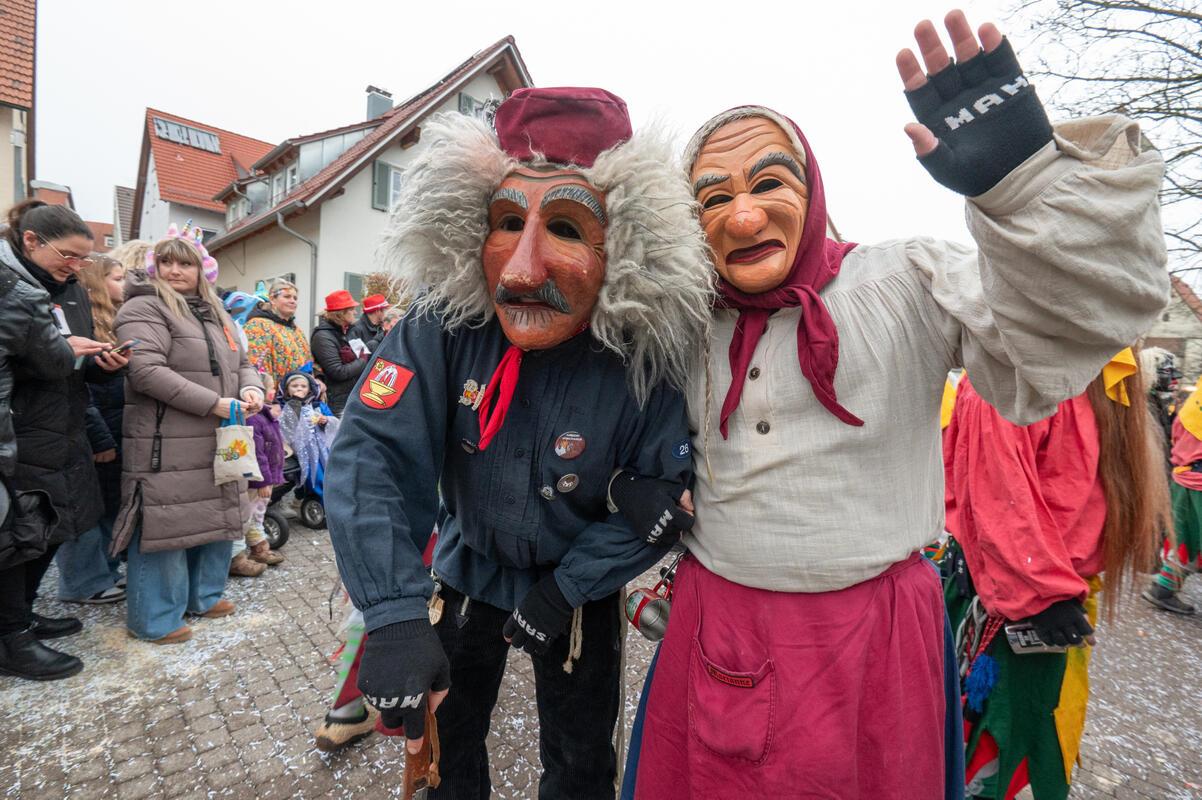 Gärtringen, Ortsmitte, Fasnetsumzug, GB-Foto: Vecsey