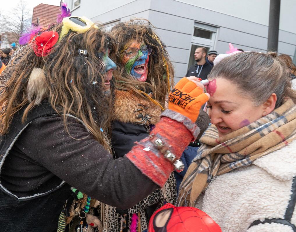 Gärtringen, Ortsmitte, Fasnetsumzug, GB-Foto: Vecsey