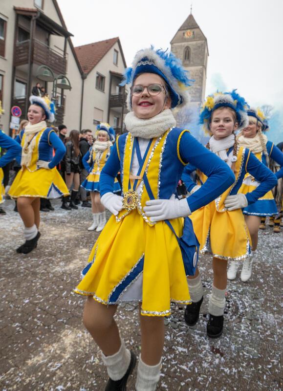 Gärtringen, Ortsmitte, Fasnetsumzug, GB-Foto: Vecsey