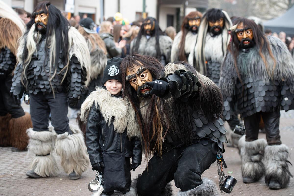 Gärtringen, Ortsmitte, Fasnetsumzug, GB-Foto: Vecsey