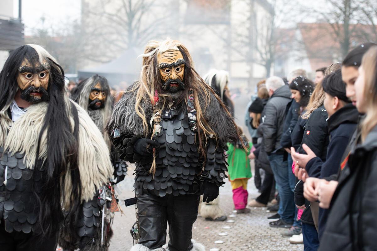 Gärtringen, Ortsmitte, Fasnetsumzug, GB-Foto: Vecsey