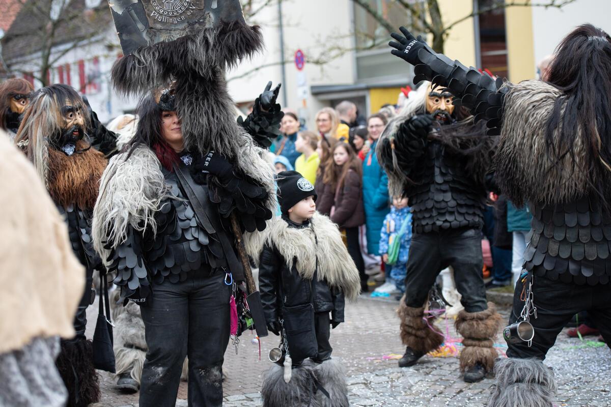 Gärtringen, Ortsmitte, Fasnetsumzug, GB-Foto: Vecsey