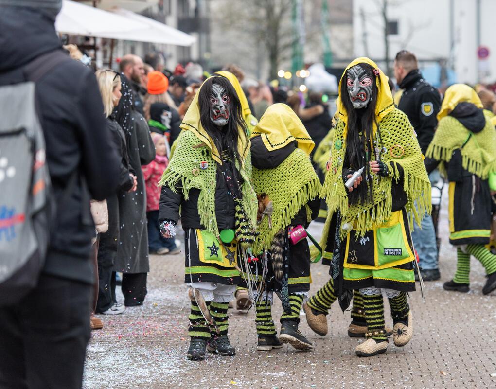 Gärtringen, Ortsmitte, Fasnetsumzug, GB-Foto: Vecsey