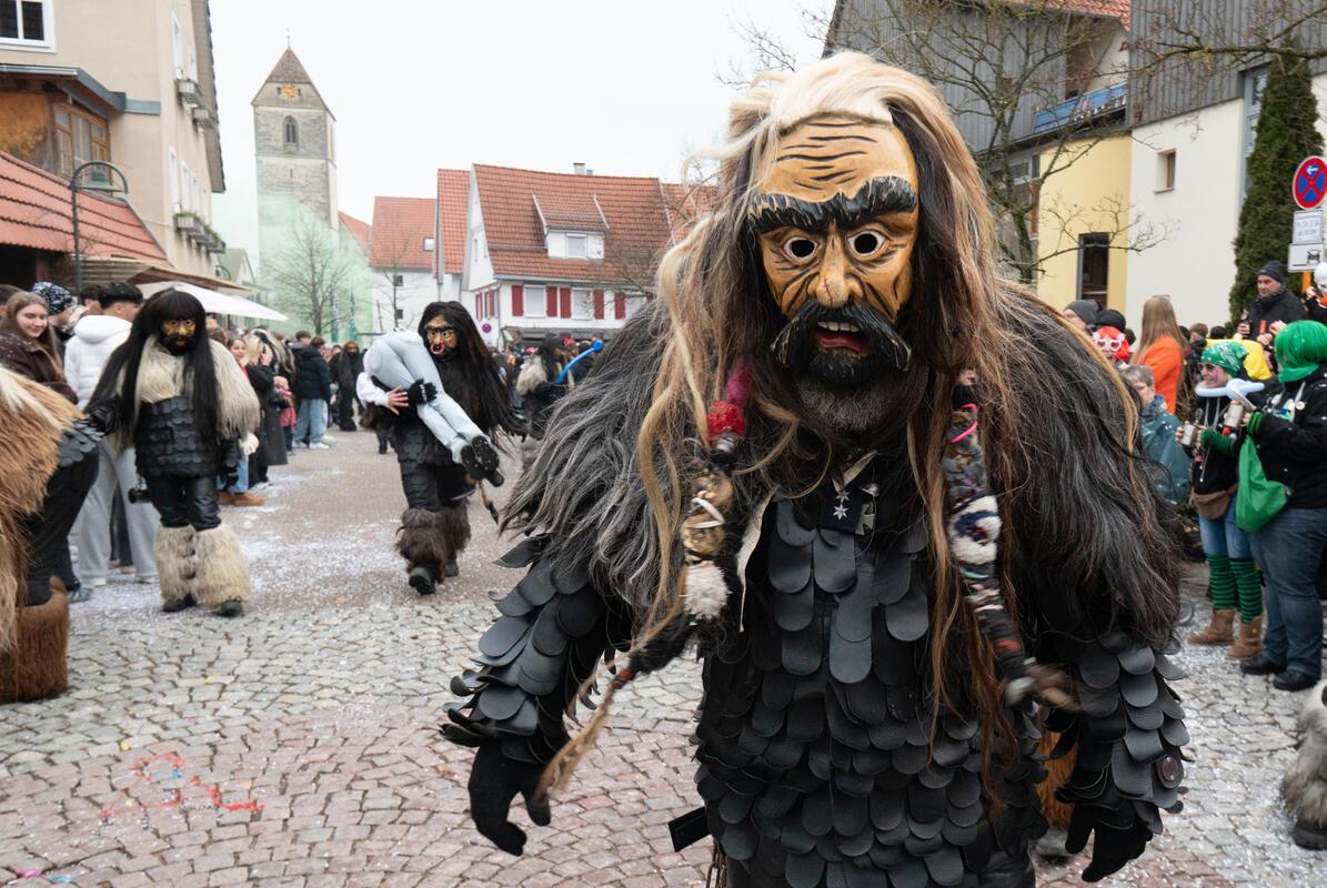 Gärtringen, Ortsmitte, Fasnetsumzug, GB-Foto: Vecsey
