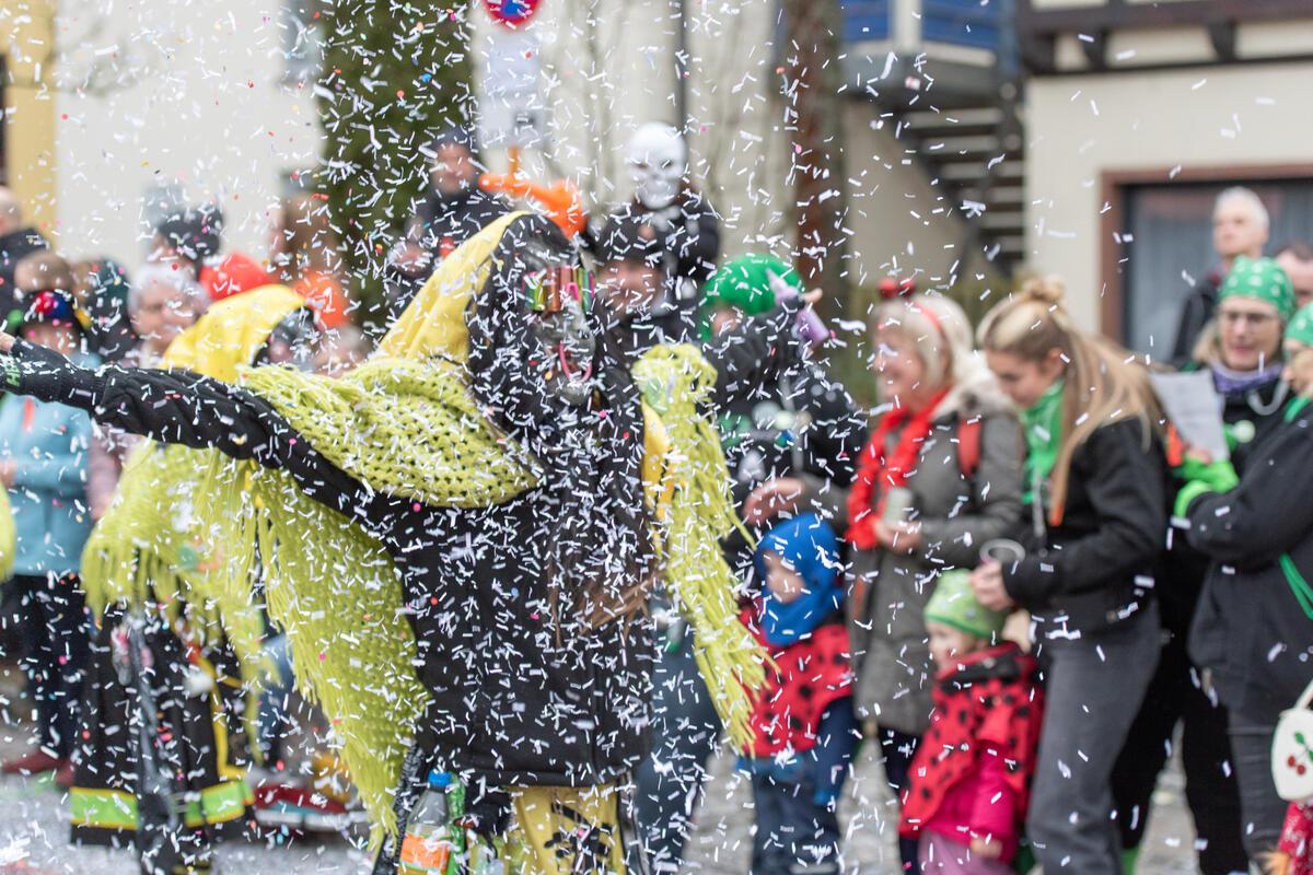 Gärtringen, Ortsmitte, Fasnetsumzug, GB-Foto: Vecsey