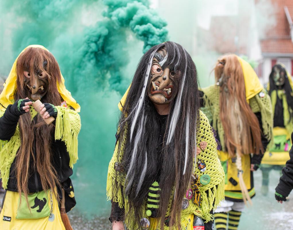 Gärtringen, Ortsmitte, Fasnetsumzug, GB-Foto: Vecsey