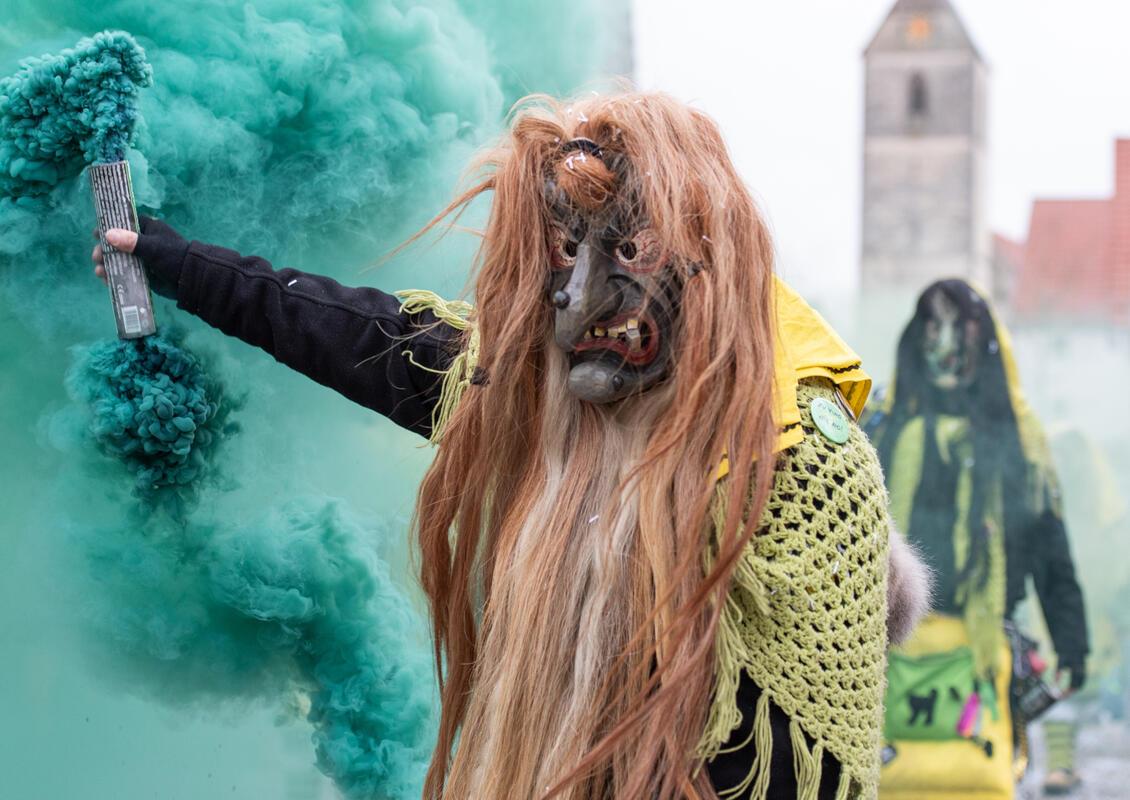 Gärtringen, Ortsmitte, Fasnetsumzug, GB-Foto: Vecsey