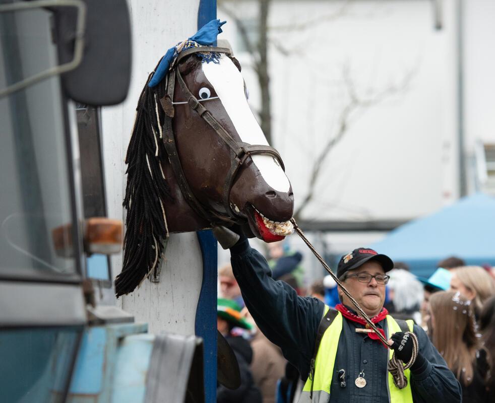 Gärtringen, Ortsmitte, Fasnetsumzug, GB-Foto: Vecsey