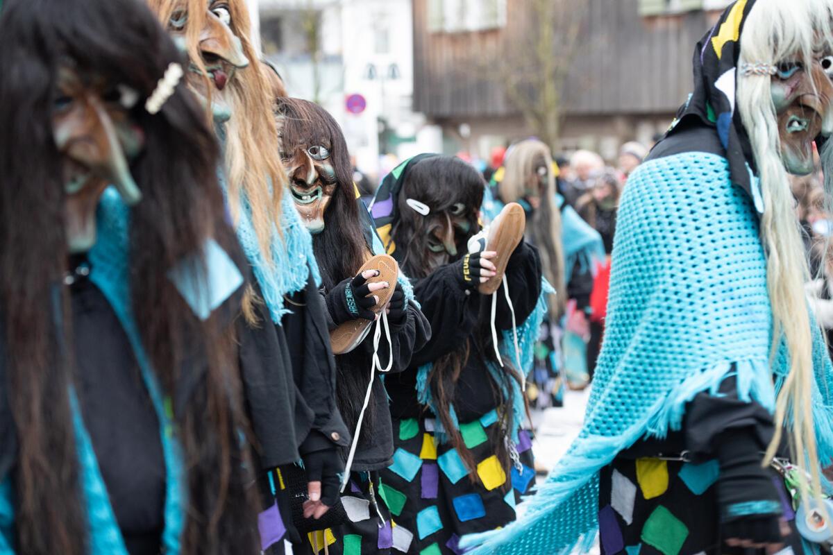 Gärtringen, Ortsmitte, Fasnetsumzug, GB-Foto: Vecsey