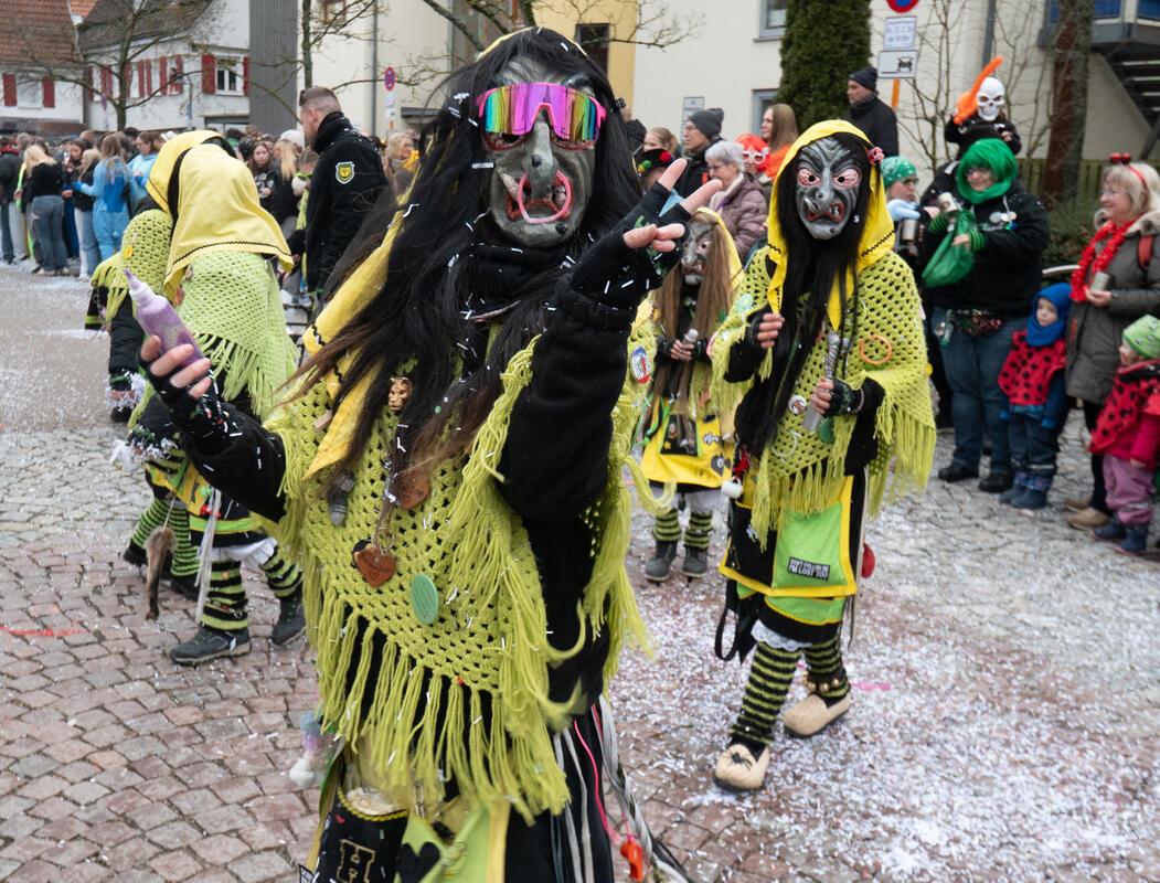Gärtringen, Ortsmitte, Fasnetsumzug, GB-Foto: Vecsey
