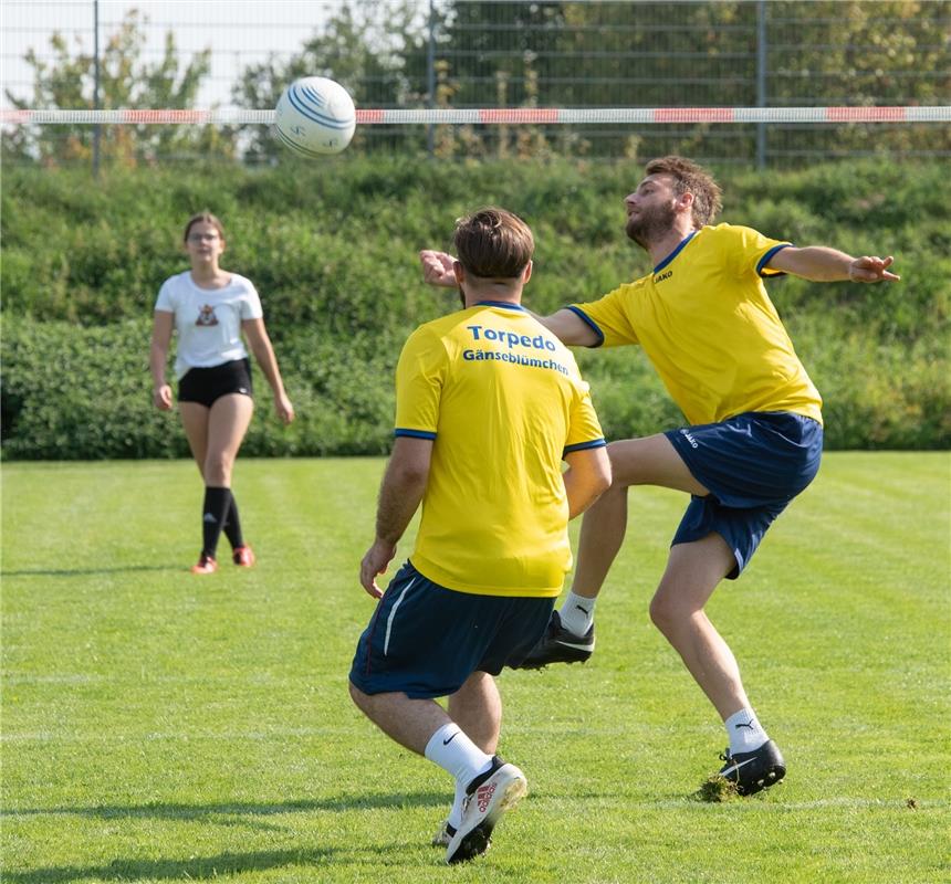 Gärtringen, Theodor-Heuss-Halle, Rasenplatz, Faustball, Gärtringer Ortsmeistersc...