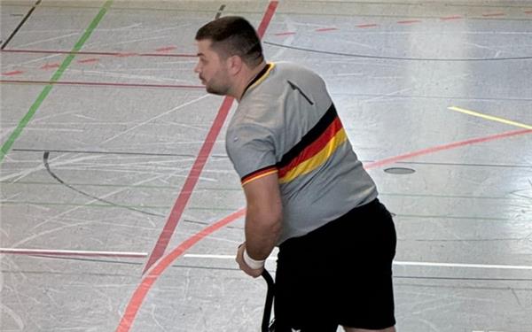 Gärtringens Torhüter Kevin Seeber: Nur drei Gegentreffer beim ersten Spieltag der Fünfer-Bundesliga in Hechtsheim. GB-Foto: gb