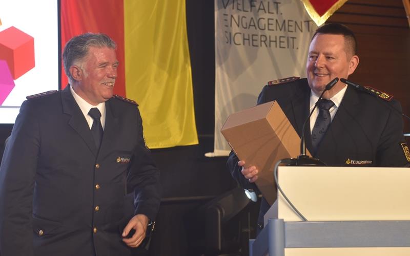 Geburtstagsständchen für den obersten Feuerwehrmann