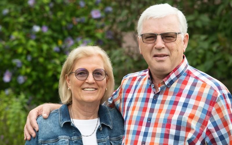 Gemeinsame Interessen, aber auch gewisse Freiheiten: Dieses Erfolgsrezept gilt bei Margarete und Traugott Haag auch für die nächsten Jahre. GB-Foto: Schmidt