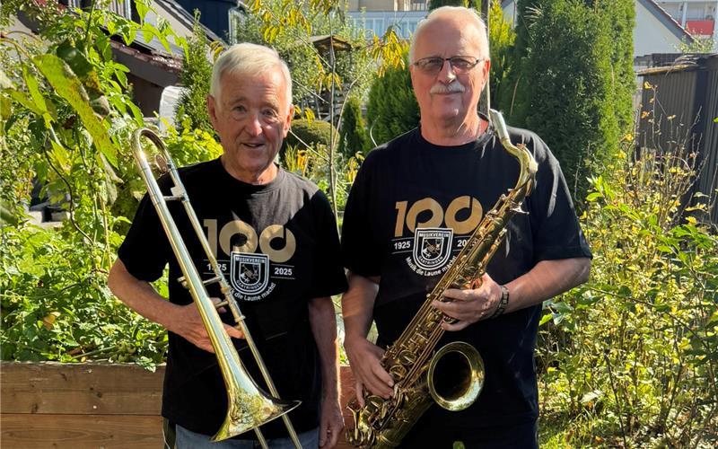 Georg Köber (links) und Dieter Reutter sind „Urgesteine“ beim MV. GB-Foto: Holzapfel