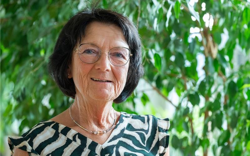 Gertrud Hestler: „Ich denke, ich bin für die soziale Arbeit geboren.“ GB-Foto: Vecsey
