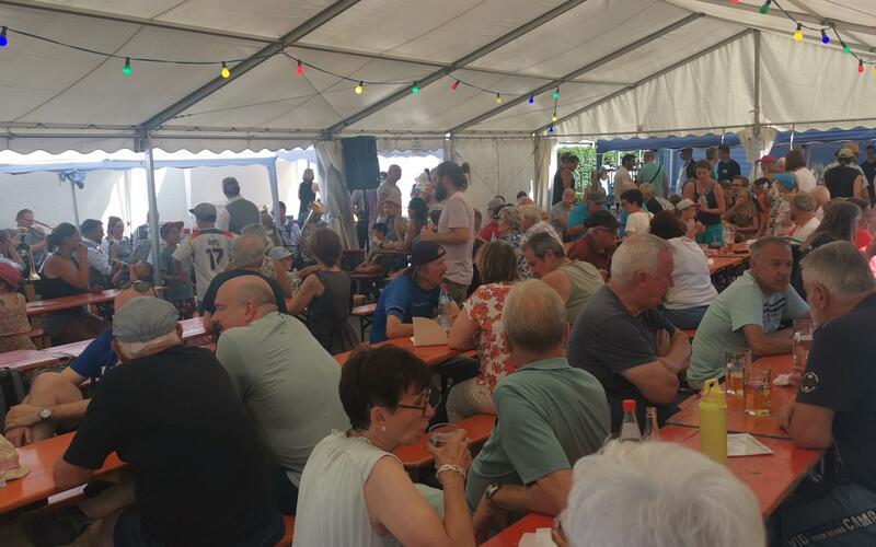 Gut besucht war wieder mal das TV-Backhaus-Fest. GB-Foto: Morawitzky