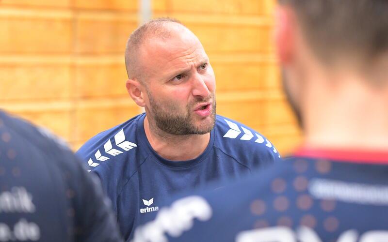 H2Ku-Trainer Marco Melo war nicht zufrieden mit dem Auftritt seiner Mannschaft. GB-Foto: Gebhardt