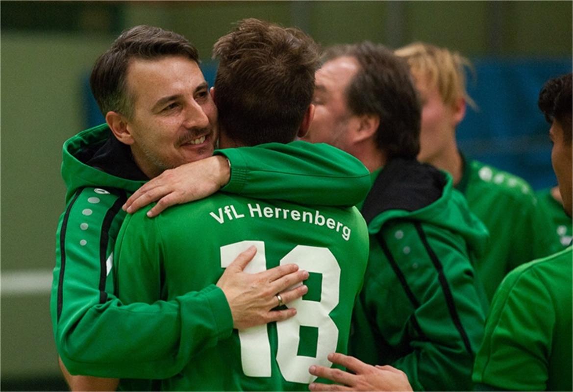 Haas Jubel beim Sieger VfL Herrenberg Gäubote Cup Fußball Turnier des VfL Herren...