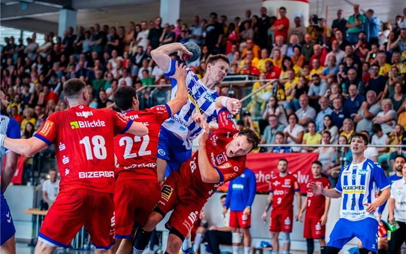 Topteams beim Sparkassen-Cup Handball der Spitzenklasse sehen die Fans beim S-Cup. GB-Foto: TSV Altensteig