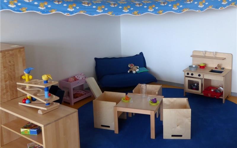 Neue Kinderkrippe in Mötzingen Helle und freundliche Räume laden zum Spielen ein GB-Foto: gb
