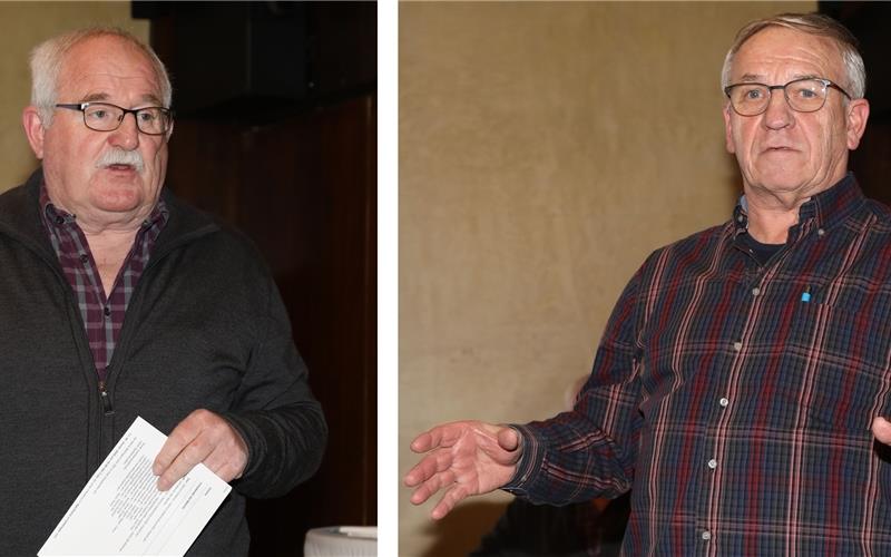 „Der WFV muss zu den Vereinen kommen“ Helmut Dolderer (links) und Richard Armbruster fordern: Der Fußball muss die Jugendlichen wieder besser an die Vereine binden GB-Fotos: up