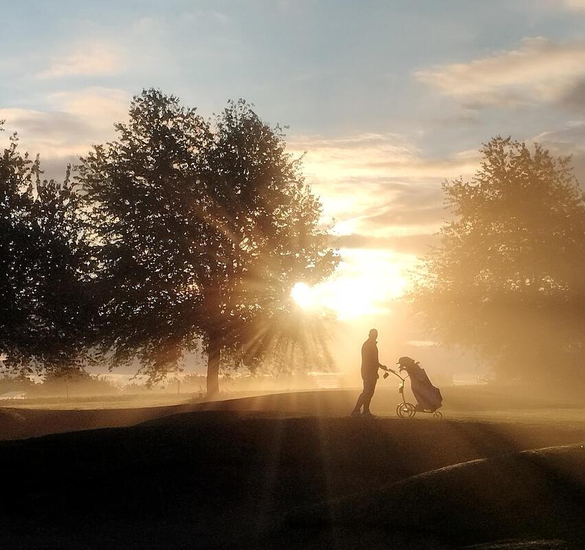 Herbst auf dem Golfplatz.  Von Karin Hahn aus Herrenberg.