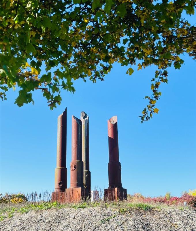 Herbststimmung am Ackermann-Kreisel.  Von Sylvia Matuschek aus Gäufelden.